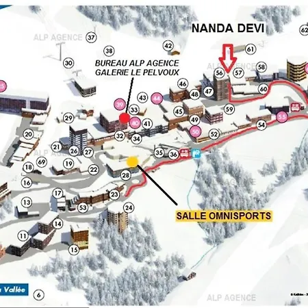 Le Nanda Devi - 2/3 Pieces 6/7 Pers - Le Nanda Devi 136nd - Plagne Centre Mae-8984 Apartmán